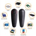 thumbnail image 2 of G30 Souris Aérienne Vocale Sans Fil 2.4G 18 Touches Détection Gyroscopique pour Ordinateurs Projecteurs Boîtiers Décodeurs HTPC Télécommande Intelligente, 2 of 4