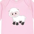 thumbnail image 3 of Inktastic Cute White Lamb Boys or Girls Long Sleeve Baby Bodysuit, 3 of 4