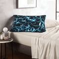 thumbnail image 6 of Sikiie Lightning Print Plush Pillow Cover, Wrinkle-proof and Stain-resistant Pillow Protector without Pillow Core, Home Decoration-20"x30", 6 of 6
