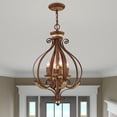 thumbnail image 2 of Livex Lighting Villa Verona 4 Light Verona Bronze Foyer, 2 of 10