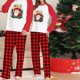 thumbnail image 2 of Traje familiar con pantalones largos cuello redondo diseño de Papá Noel ajuste holgado traje diario informal FLhrweasw Nuevo, 2 of 6