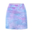 thumbnail image 5 of ZHOGXU Women's Athletic Skirt With Built In Shorts High Waist Tie Dye Comfortable Stretchy Sports Training Skirts For Running Tennis Workouts,Purple,L, 5 of 5