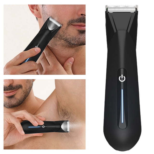 Dreamyjulysensitive Skin Personal Hair Trimmer for Women and Men Manscape/Bikini Trimmer Groin Trimmer for Body Hair with Light Travel Sizeabs