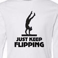 thumbnail image 4 of Inktastic Gymnastics Girl Gymnast Long Sleeve Youth T-Shirt, 4 of 5