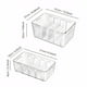 thumbnail image 3 of Matsuzay Caja de almacenamiento práctica de calidad alimentaria ABS con divisores desmontables, fácil de transportar y duradera Cocina y Comedor talla grande, 3 of 6