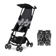 thumbnail image 1 of gb Pockit Air All Terrain Ultra Compact Lightweight Travel Stroller with Breathable Fabric in Velvet Black, 1 of 5