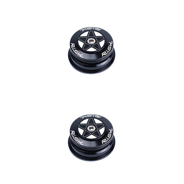 sweethay Cojinete de bicicleta, auriculares, componentes de reparación profesional, ajuste resistente para ciclismo, componente modificado, reemplazo de Negro 56 mm 2piezas sweethay CBP489406