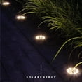 thumbnail image 1 of Lámpara enterrada de jardín impermeable con luz solar subterránea de 8 LED (luz cálida), 1 of 7