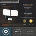 thumbnail image 5 of VAXCEL Black Motion Dusk to Dawn LED Outdoor Security Flood Light, GFCI Outlet, 5 of 17