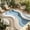 Blue Brown White, variant on Indoor Outdoor Area Rugs,Gradient Abstract Blue Brown Ocean Waves Washable Patio Rug Non-slip Quick Dry Camping Rugs,Seaside Sand Floor Carpet for Porch Deck Backyard RV Decor,6x9ft