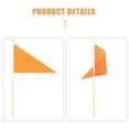 thumbnail image 4 of TOYMYTOY Lawn Marking Flags Orange Polyester for Plant Identification 10Pcs, 4 of 5