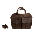 thumbnail image 1 of PORTAFOLIO MALETÍN CON DOS BOLSAS TONO CAFÉ OBSCURO, 1 of 4