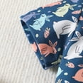 thumbnail image 3 of HCNTES Toddler Boys Outfit Sets Boy Short Sleeve Easter Cartoon Rabbit Prints T Shirt Tops Shorts Child Kids Gentleman Outfits, 3 of 8