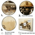 thumbnail image 3 of Designart "Minimalistic Motorbike" Motorcycle Canvas Art Print, 3 of 7