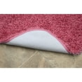 thumbnail image 3 of Garland Rug Jazz Washable Bath Rug Set, 3 Piece Set (21"x34" Bath Rug, Contour Rug, & Toilet Lid) Pink, 3 of 5