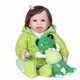 thumbnail image 4 of Muñeca Reborn Decdeal Traje de Rana Verde 22 Pulgadas, 4 of 8