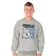 thumbnail image 5 of Funny Monday Got Me Like Popeye Mood Sweatshirt for Men or Women Brisco Brands S, 5 of 6