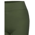 thumbnail image 4 of A2Y Women's Basic Solid Premium Cotton High Rise Bike Shorts Dark Olive 4XL, 4 of 5