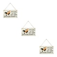 thumbnail image 1 of Carteles de pollo Advancent Placas colgantes Decoración del hogar Accesorios de granja para patio trasero, 1 of 6