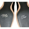 thumbnail image 2 of Unik Occasions Rhinestone Me Too Script Wedding Shoe Stickers, Blue, 2 of 3