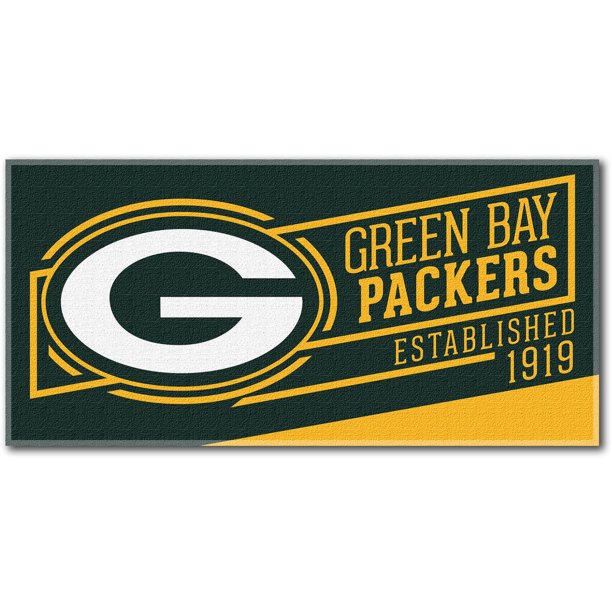 NFL "Cut Out" 30" x 60" Beach Towel, Green Bay Packers