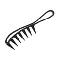 thumbnail image 4 of Detangling Comb, Professional Ergonomic Handle Hair Comb Rounded Edges Smaller Friction  for Barber for Comb Hair Black,Gray, 4 of 7