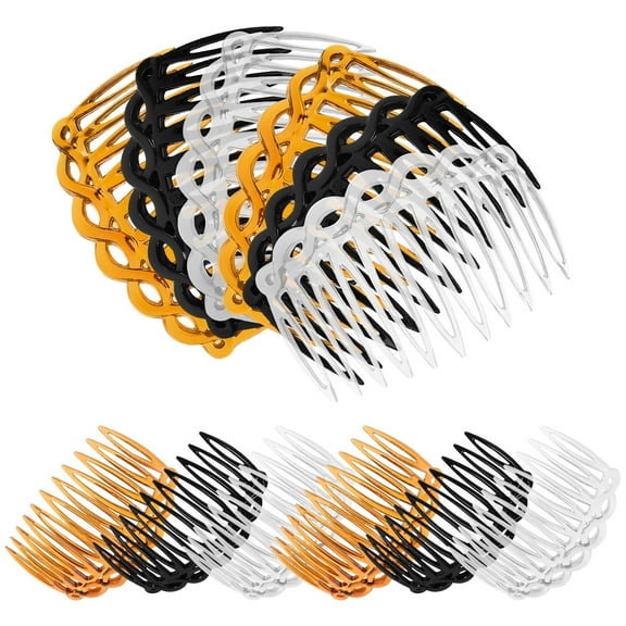 12pcs Women Hair Side Combs Decorative Side Hair Combs Girls Hairpin Hair Accessories