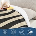 thumbnail image 4 of Yayeee Throw Blanket for Couch Soft Warm 50" x 60" Sofa Chair Bed Decoration, Black Lines, 4 of 7