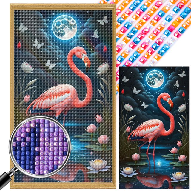5D DIY Con Cuentas Cuadradas Completas Taladro AB Parcial 45x75cm