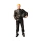 thumbnail image 4 of Figura de diorama elegante a escala 1/64, modelo en miniatura, colección de personajes para casa de muñecas Hombre corredor de color negro, 4 of 9
