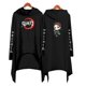 thumbnail image 1 of Disfraz de Anime Kimetsu no Yaiba, disfraz de Demon Slayer Kamado Tanjirou con estampado 3D, vestido con capucha para adultos, ropa de murciélago, cortavientos y Kimetsu no Yaiba Gao Jinjia LED, 1 of 2