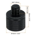 thumbnail image 2 of Uxcell 5Pcs Mic Stand Adapter 1/4 Female to M8 Male Thread Screw Adapter Aluminum Alloy Microphone Tripod Stand Mount, 2 of 6