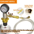 thumbnail image 5 of Auto Coolant Vacuum Kit Cooling System Vacuum Radiator Kit Refill & Purging Tool Radiator Coolant Refill Tool Kit Pneumatic Vacuum Antifreeze Change F, 5 of 5