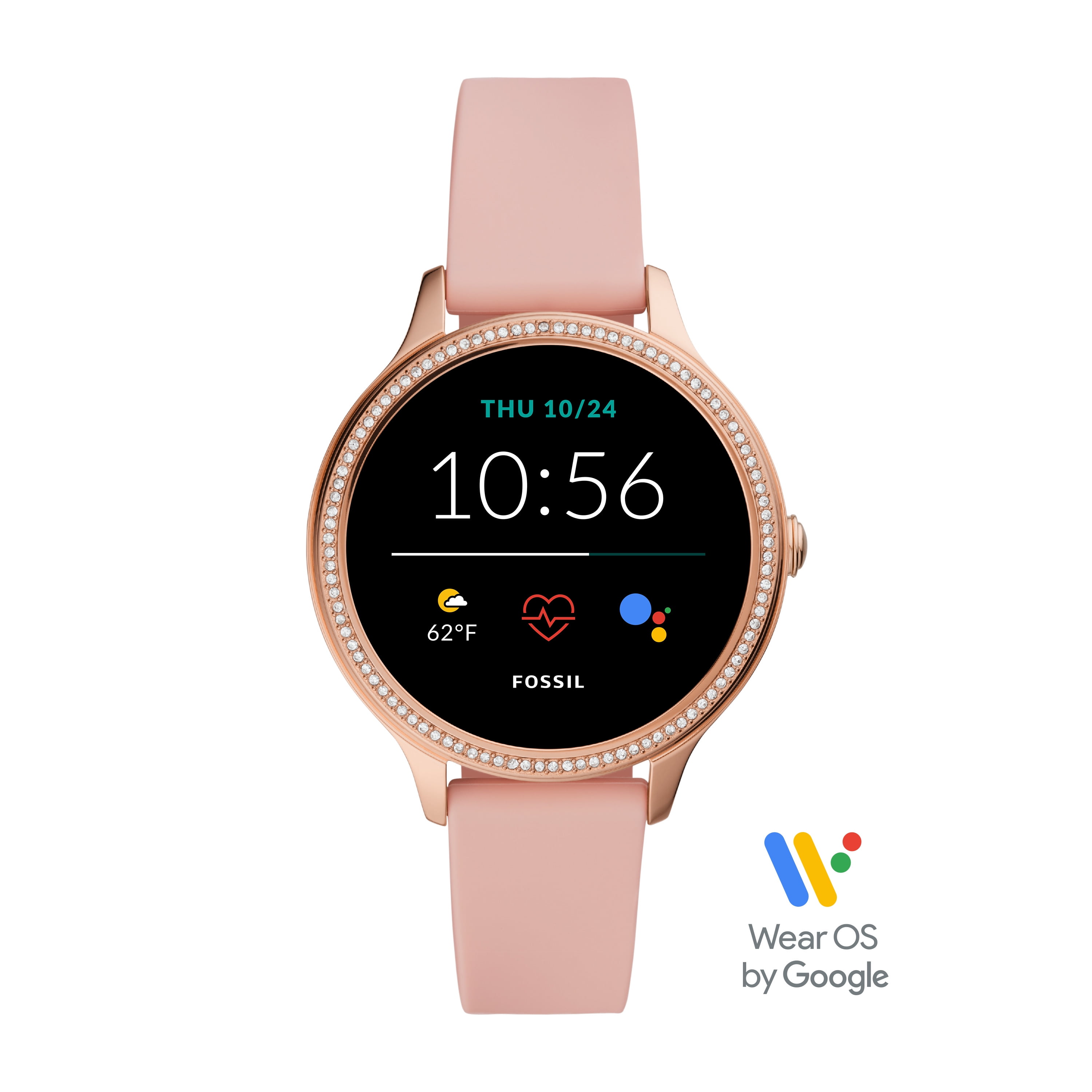 Fossil Gen 5E Smartwatch - Blush Silicone - Walmart.com - Walmart.com