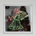 thumbnail image 3 of Northlight Lighted Trumpeting Angel Window Silhouette Christmas Decoration - 18", 3 of 6