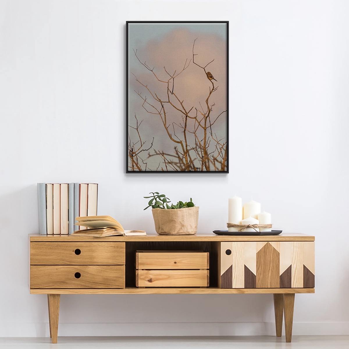 At Dawn Framed Premium Gallery Wrapped Canvas - Ready to Hang