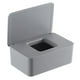 thumbnail image 1 of Dispensador de toallitas para bebés, soporte para toallitas, para bebés y adultos, mantiene frescas las toallitas húmedas, antideslizante, contenedor de toallitas desechables con tapa hermética (gris), 1 of 4