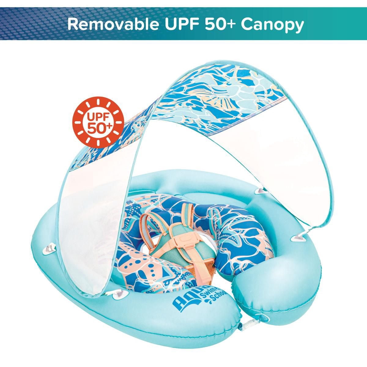 SwimSchool Pool Cruiser Baby Float with Removable Canopy - Walmart.ca