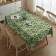 thumbnail image 2 of Green Bigfoot and Tree Pattern Rectangle Tablecloth 60"x84",Waterproof Polyester Rectangle Table Cloth, Wipeable Spillproof Polyester Tablecloth for Dining, Camping, Indoor and Outdoor, 2 of 5