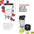 thumbnail image 3 of Blendtec FourSide Jar (75 oz), Four Sided, Professional-Grade Blender Jar, Vented Latching Lid, BPA-Free, Clear, 3 of 6