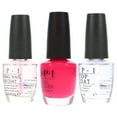 thumbnail image 2 of OPI Strawberry Margarita 0.5 oz, Top Coat 0.5 oz & Natural Nail Base Coat 0.5 oz Combo Pack, 2 of 8
