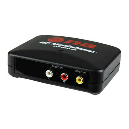 RF Modulator TV Switch Audio Video RCA Ant Input to F Type Coax Output
