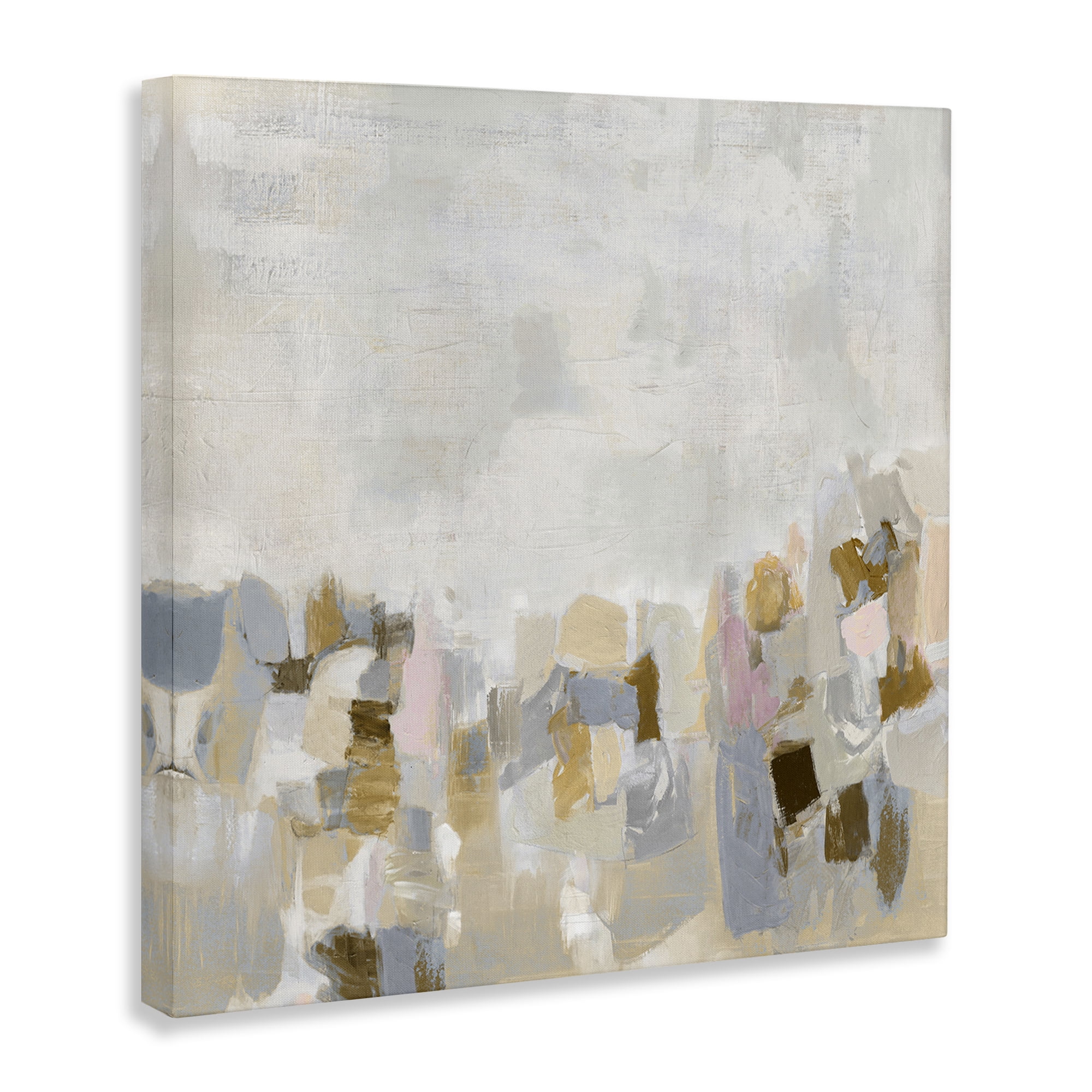 Stupell Industries Beige Southwestern Rustic Abstract Painting Gallery Wrapped Canvas Art Print Wall Art, 24 x 24