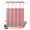Pink, variant on No Hook Shower Curtain, Vintage Peach Pink Shower Curtains for Bathroom with See Through Top Window, Farmhouse Retro Solid Color Linen Texture Waterproof Bath Curtain Stand Up Stall 36"x72"