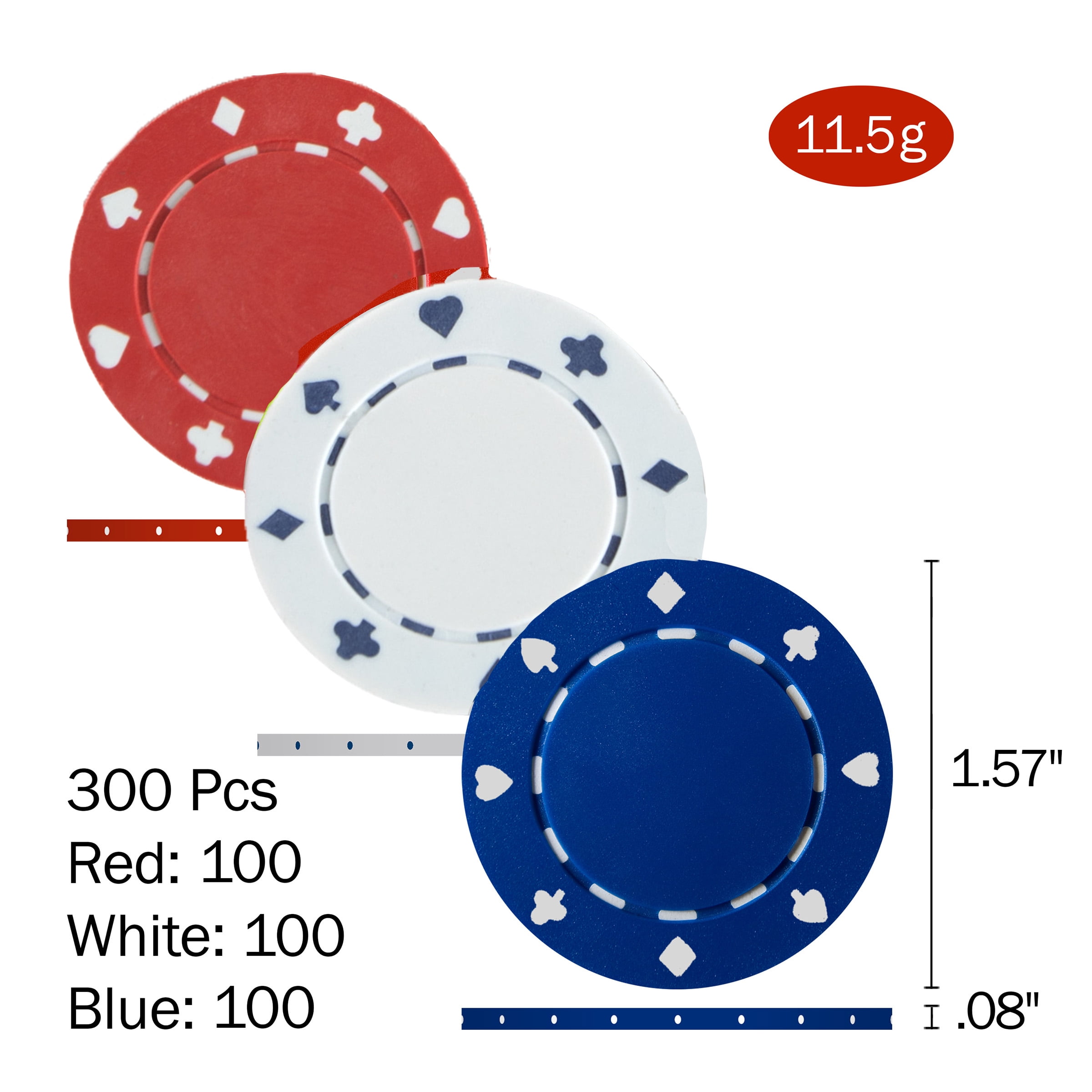 Trademark Poker Foldable Poker Table Felt - 300 Chips and 2 Decks of Cards