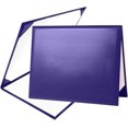 thumbnail image 2 of 5-Packs Misscom Smooth Padded Diploma Cover Certificate Holder Tent Style, 8.5x 11 inches, purple, 2 of 7