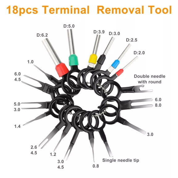 518Pcs Automotive Electrical Connector Pins Kit Terminal Removal Tool Wire Seals