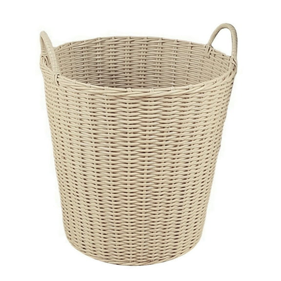 Worgeous  Wicker Laundry Basket with Handles Home Storage Child