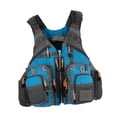 thumbnail image 3 of Chaleco de pesca Chaleco multiusos transpirable para navegar en canoa a Azul, 3 of 8
