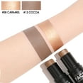 thumbnail image 3 of FOCALLURE 2 Pcs Mineral Cream Contour Stick ,Non Stick Highlighter and Bronzer Pen,Medium-deep, 3 of 7